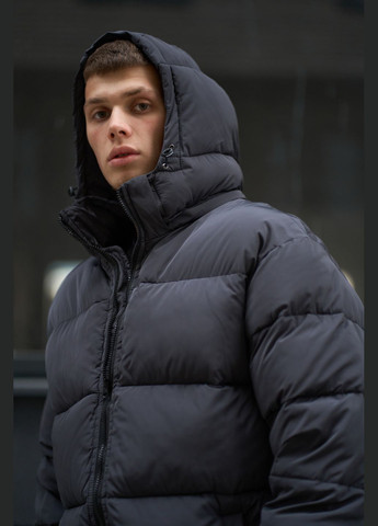 Серый зимний Пуховик Intruder