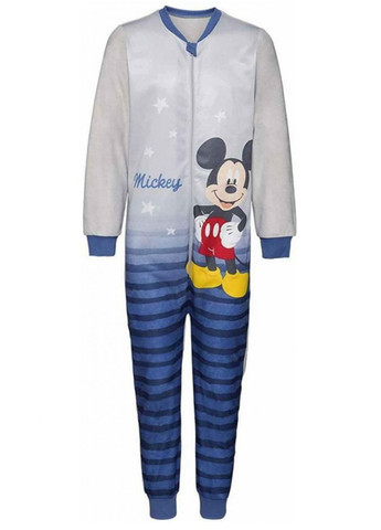 Піжама кігурумі флісова для хлопчика Mickey Mouse 297302 сірий Disney (256187348)