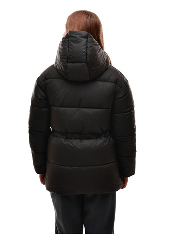 Чорна зимня куртка зимова жіноча Laki