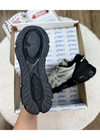 Черные летние кроссовки asics gel-quantum x c.p. company 360 grey black асикс гель No Brand