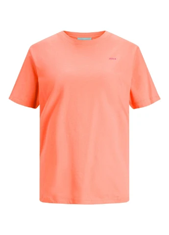 Футболка basic,морковный,JJXX Jack & Jones - (289978124)
