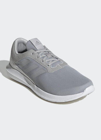 Сірі всесезонні кросівки для бігу coreracer adidas