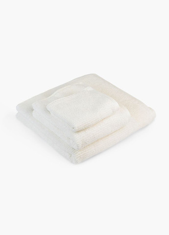 Рушник MY HOME «ХВИЛЯ» 50х90 см Бавовна Кремова (BT-09 M CREAM) МВМ кремовий