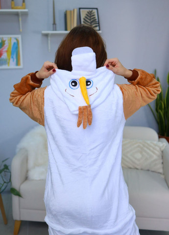 Женское кигуруми снеговик Олаф с капюшоном пижама на пуговицах (1126) My Kigu (360788426)