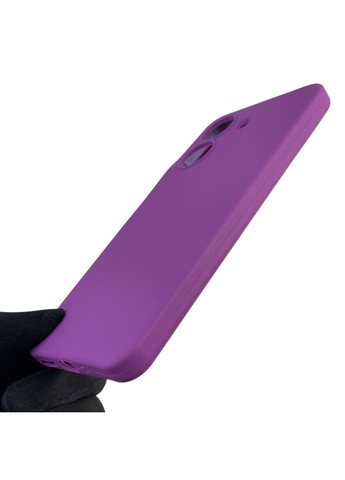 Чехол для Redmi 13C силиконовый с микрофиброй нескользящий на сяоми редми 13с фиолетовый Xiaomi (366389717)