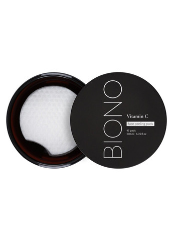 Пілінг-диски з вітаміном С для обличчя 45 шт 200 мл Biono (351382370)