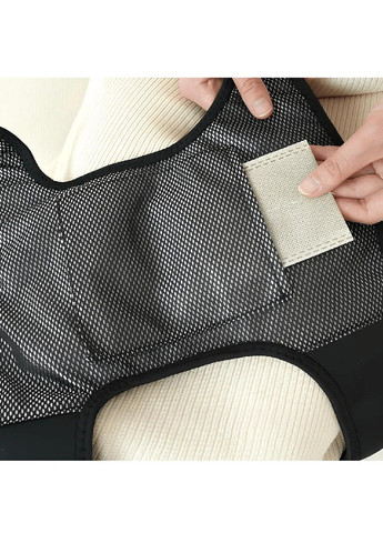 Масажер акумуляторний вібраційний для колінних суглобів із підігрівом сенсорним дисплеєм таймером 27,5×16,5 см (479807-Prob) Unbranded (324390791)