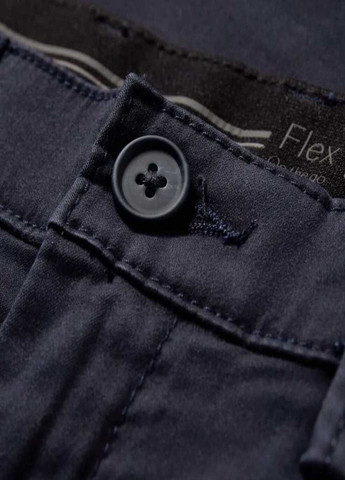 Темно-синие повседневный демисезонные прямые брюки C&A