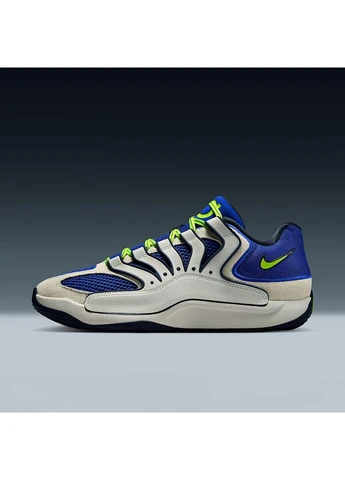 Комбіновані кросівки kd 18 white/blue hv1992-400 Nike