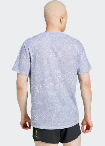 Сіра футболка own the run climacool 3-stripes adidas