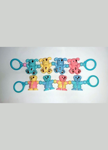 Брязкальце на коляску YQ101/YQ102, в пакеті 11,5*22,5*6,5см (6973573250018) Песики Вид 1 No Brand (325221458)