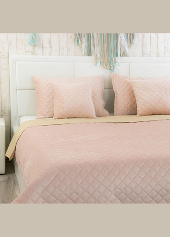 Покрывало 180х220 VeLour Apricot ромб Руно 340.55_Apricot ромб (325486633)