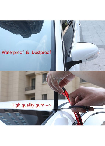 Универсальный уплотнитель лобового стекла T-type mini 19 мм No Brand (362669714)