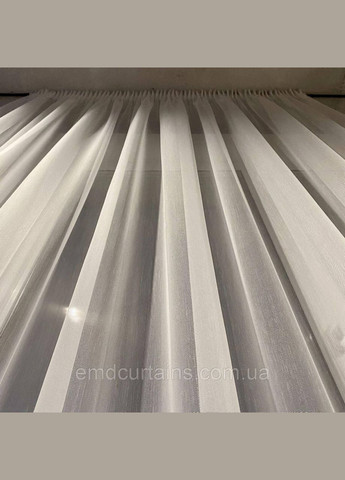 Комплект шторы 2шт с подхватами 220х250 см микровелюр Розово-пудровый тюль бамбук 400 см Тепло-белый No Brand (337356211)