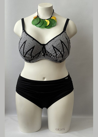 Черно-белый летний купальник раздельный 6590-5752. раздельный Fantasie Geneva