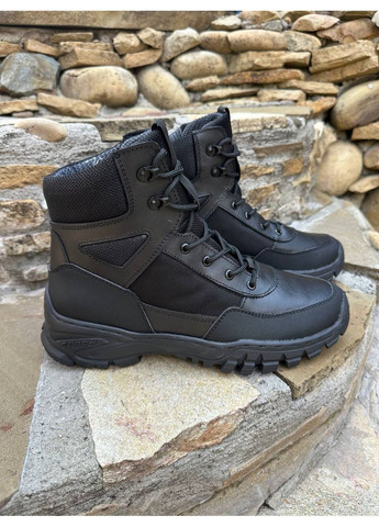 Военные Мужские Берцы Зимние. 36-49р Черные. Гидрофобная кожа! DSZM-1053 No Brand (352261908)