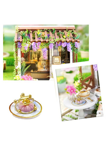 3D конструктор Румбокс зі світловими ефектами "Час відпочинку" конструктор Room Box ляльковий будиночок своїми руками (RB047) BB (360867011)