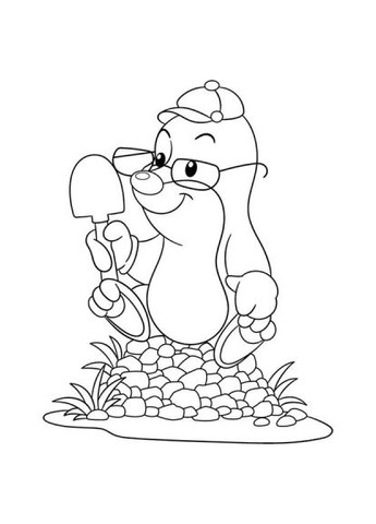 Картина по номерам (15116-AC) Artcraft Кріт 25х30 см (366069527)