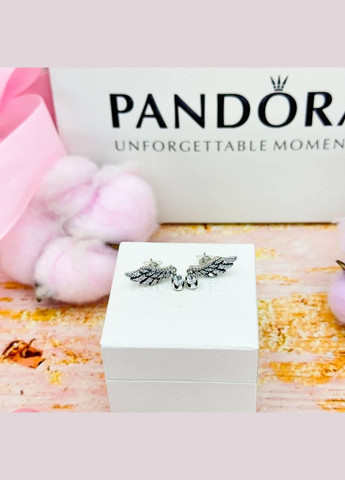 Серебряные серьги "Крилья Ангела" Пандора Pandora (317565205)