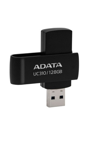 Флеш-накопичувач USB 3.2 128Gb Black (-128G-RBK) ADATA UC310 (357472322)