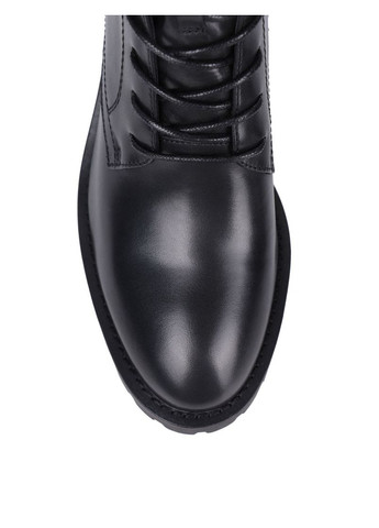 Осенние женские ботинки 2407-618-1 черная кожа Attizzare