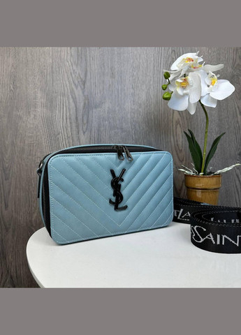 Стильна жіноча міні сумочка каркасна стьобана Блакитний No Brand (298996940)