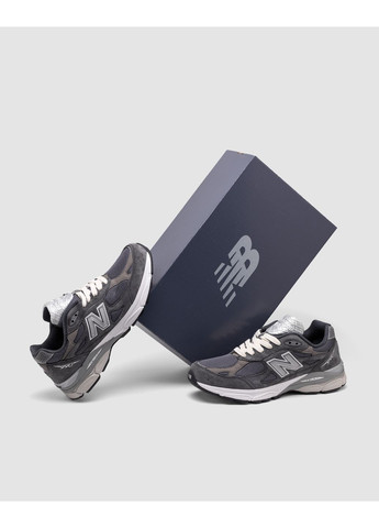 Комбіновані Осінні кросівки чоловічі new balance kith x v3 990 tornado нью беланс 990 No Brand
