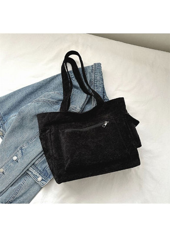 Женская вельветовая сумка вместительная шоппер на плече повседневная городская и для путешествий RoyalBag P2-1468 (356181497)