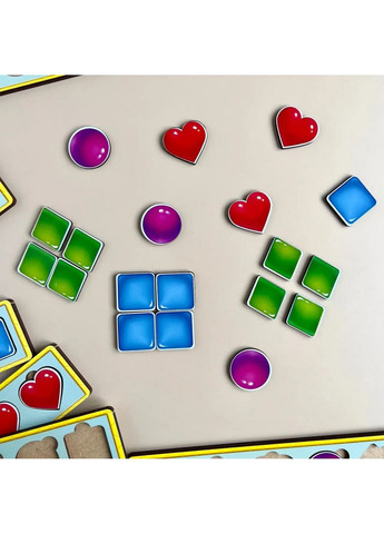 Дерев'яна настільна гра "Фігури" сортер-комодик 24х15х6 см No Brand (289459565)