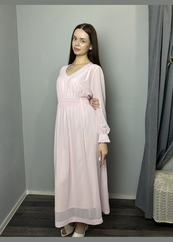 Пудровое коктейльное сукня Modna KAZKA