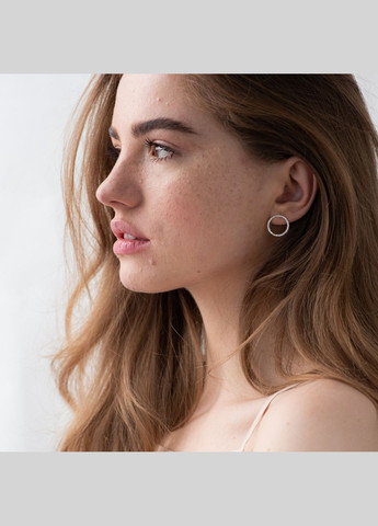 Серебряные серьги Мерцание (1.6 см) 122707 Oniks (264024260)