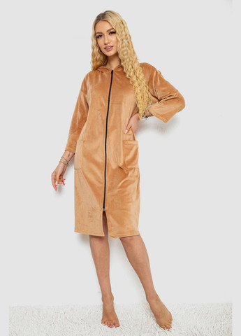 Халат женский велюровый на молнии Fashion (338597405)