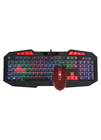 Комплект MK503 USB, Black, підсвічування RGB, Gaming, кабель 1.5м (6932391922088) XTRIKE ME (315030016)