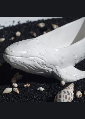 Гіпсове кашпо "Кит" SP2378 Білий Spokiy (315135482)