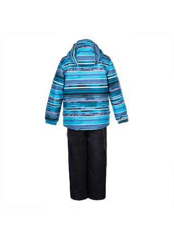 Бирюзовая комплект yoko petrol pattern/black, полиэстер, р.86, бирюзовый с черным () Huppa 41190014-93366-086