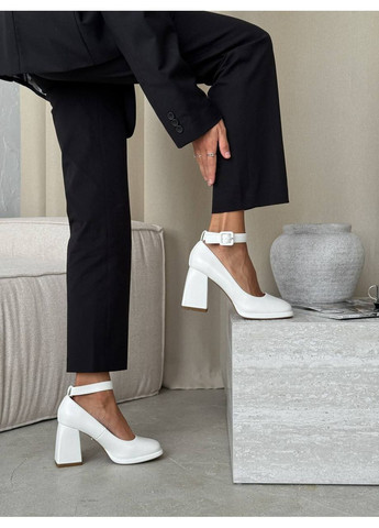 No Brand Стильные женские туфли белый з искусственная кожа, — всесезон (350881157)