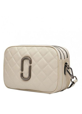 Сумка женская кожаная кроссбоди шанелька молочная (Д/Ш/В) 22/8/16 (см) Felicita (336377617)