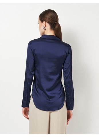 Тёмно-синяя блуза H&M