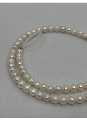 Перли на нитці без застібки 4.5-5 мм 40 см Білий No Brand (363829940)