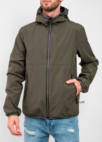 Оливковая (хаки) демисезонная куртка Fred Mello