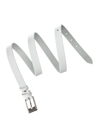 Ремінь тонкий жіночий 11252 Білий Grande Pelle (329149658)