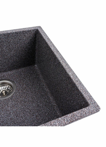Гранітна мийка для кухні 4040 RUBA матовий мікс Platinum (342070981)