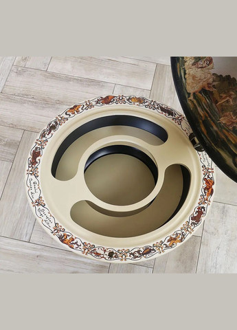 Глобус бар на колесах карта мира подарок деловому мужчине на День Рождение | Диаметр сферы 45 см Handmade 45001W (345646781)