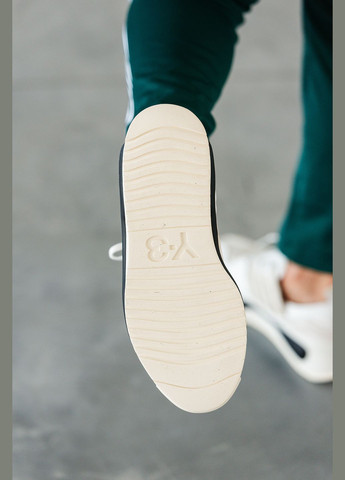 Білі Осінні кросівки чоловічі adidas y-3 rivalry white black | адідас у-3 рівару білі чорні No Brand