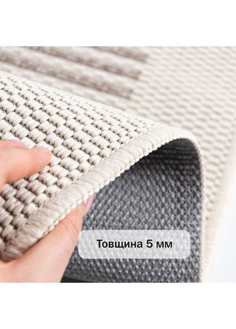 Килим на кухню на гумовій основі Kitchen 19245101 67х200 см кремовий Karat (363977549)