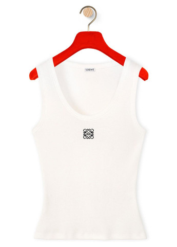 Женская майка LOEWE CROPPED ANAGRAM TANK Белый No Brand — 293510610