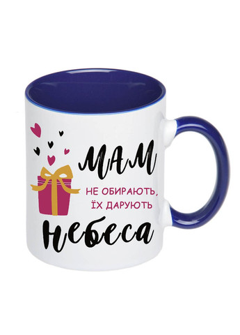 Чашка з принтом "Мам не обирають, їх дарують небеса" 330мл ( ) (19134) No Brand (312488341)