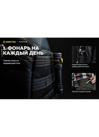 Ліхтар ручний туристичний Prime v4 C2 Pro USB + 3500 mAh/XHP50.2 Armytek (305389240)