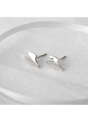 Серьги пусеты серебряные Волк. Totem 925 Skifska Etnika (364203262)