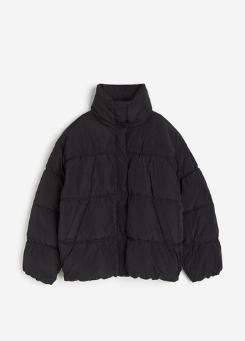 Чорна демісезонна куртка H&M